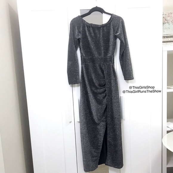 SALE🖤 Sparkling Cocktail Gown - Picture 1 of 4